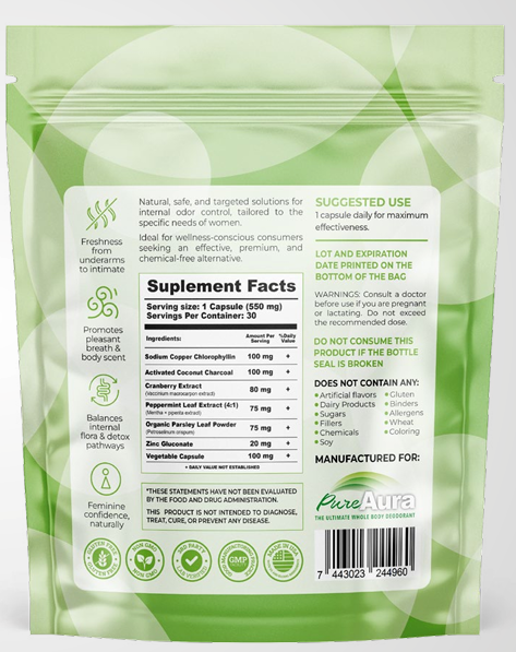 Premium Natural Whole-Body Deodorant for Women